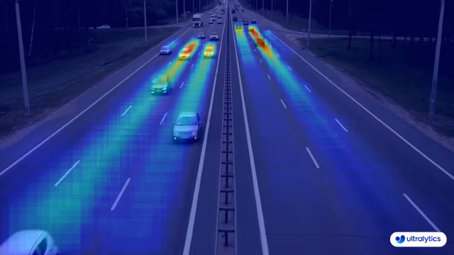 Ultralytics YOLO26 交通热力图