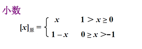 小数原码