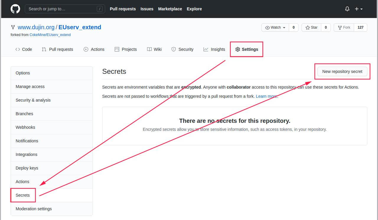 使用 GitHub 给德国小鸡 EUserv VS2-free 永久免费服务器自动续期 使用 GitHub 给德国小鸡 EUserv VS2-free 永久免费服务器自动续期