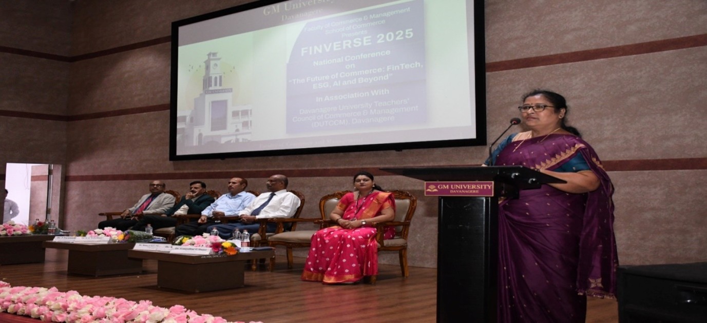 Chief guest addressing the conference