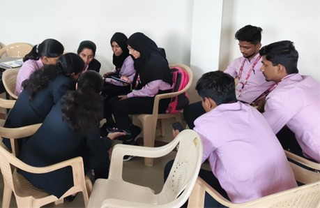 Life skill program group discussion