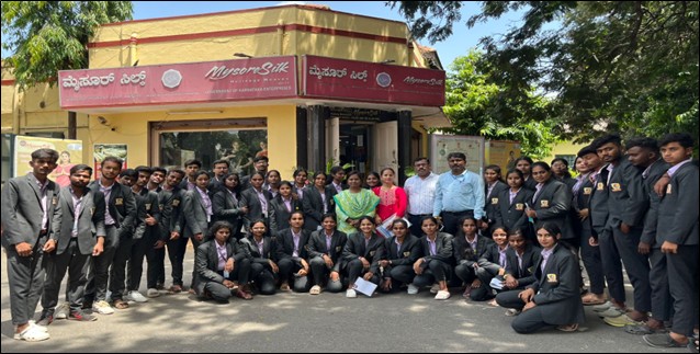 Visit to Mysore Silk Weaving Industry