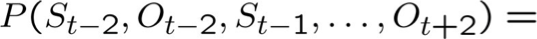 HÌNH 11.16. Mạng Bayes cho Mô hình Markov ẩn.