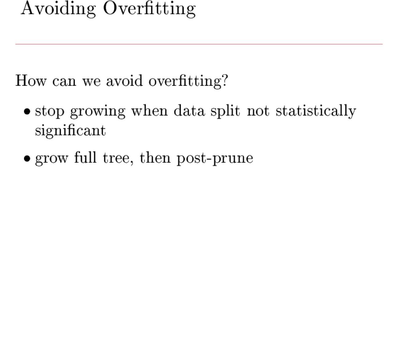 HÌNH 2.7. Avoiding Overfitting.