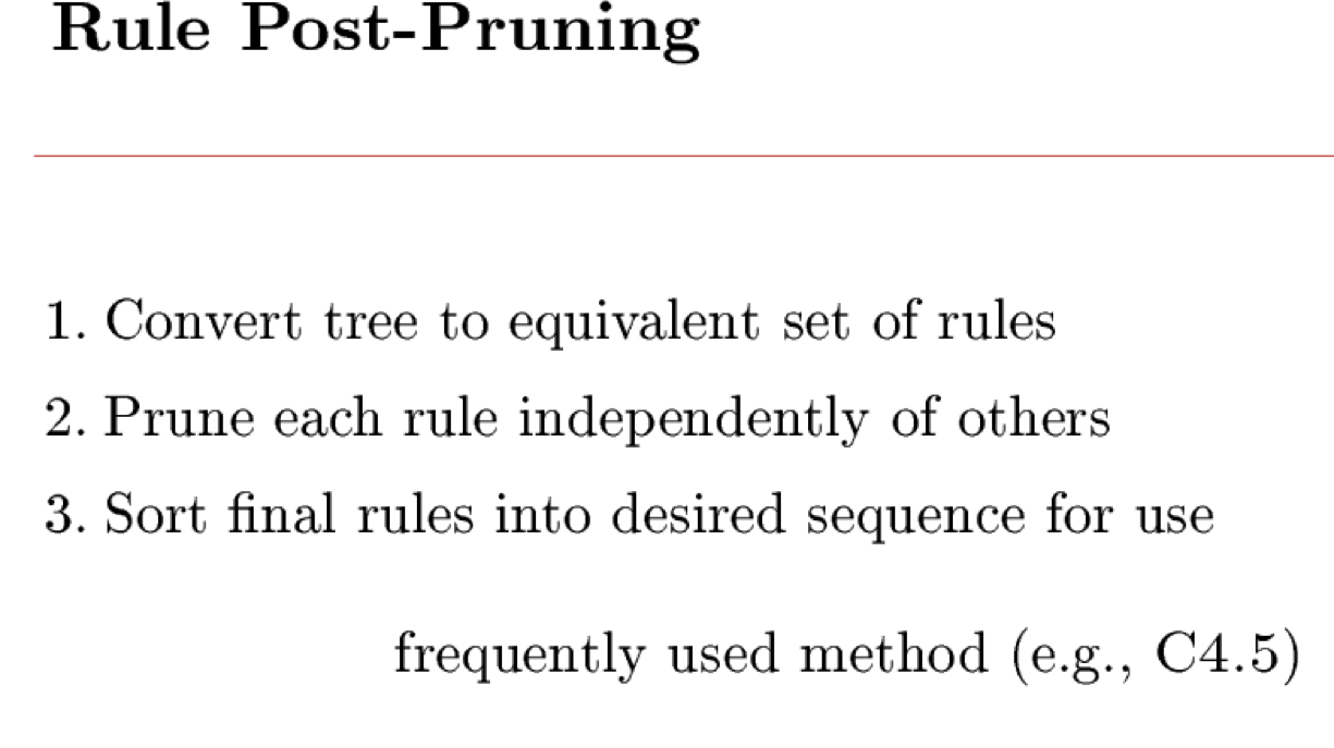 HÌNH 2.19. Rule Post-Pruning.