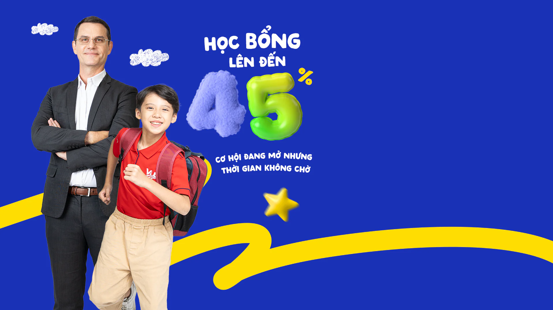 Học bổng lên đến 45% đăng ký tư vấn ngay