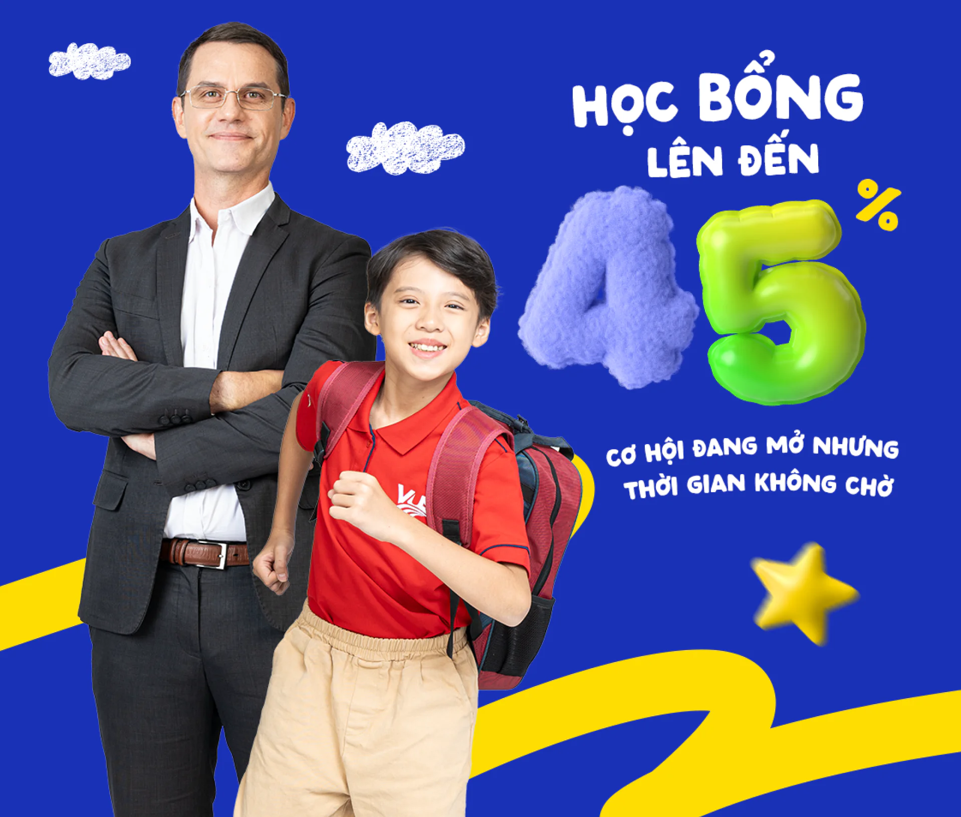 Học bổng lên đến 45% đăng ký tư vấn ngay