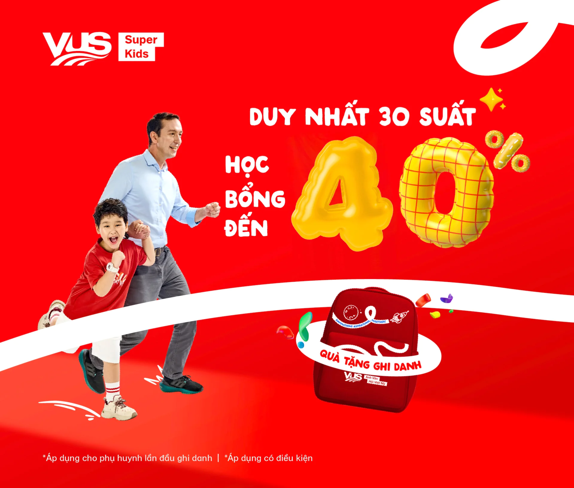 Học bổng lên đến 40% - SK - english.vus.edu.vn