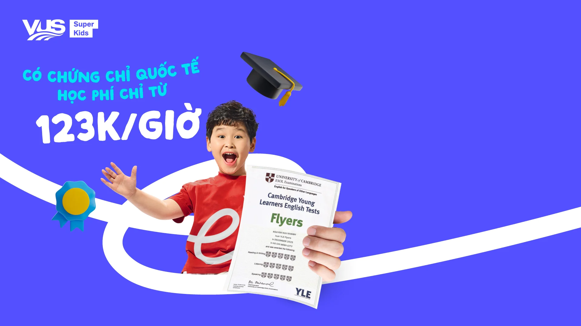 Chỉ từ 123K/giờ - SK - english.vus.edu.vn