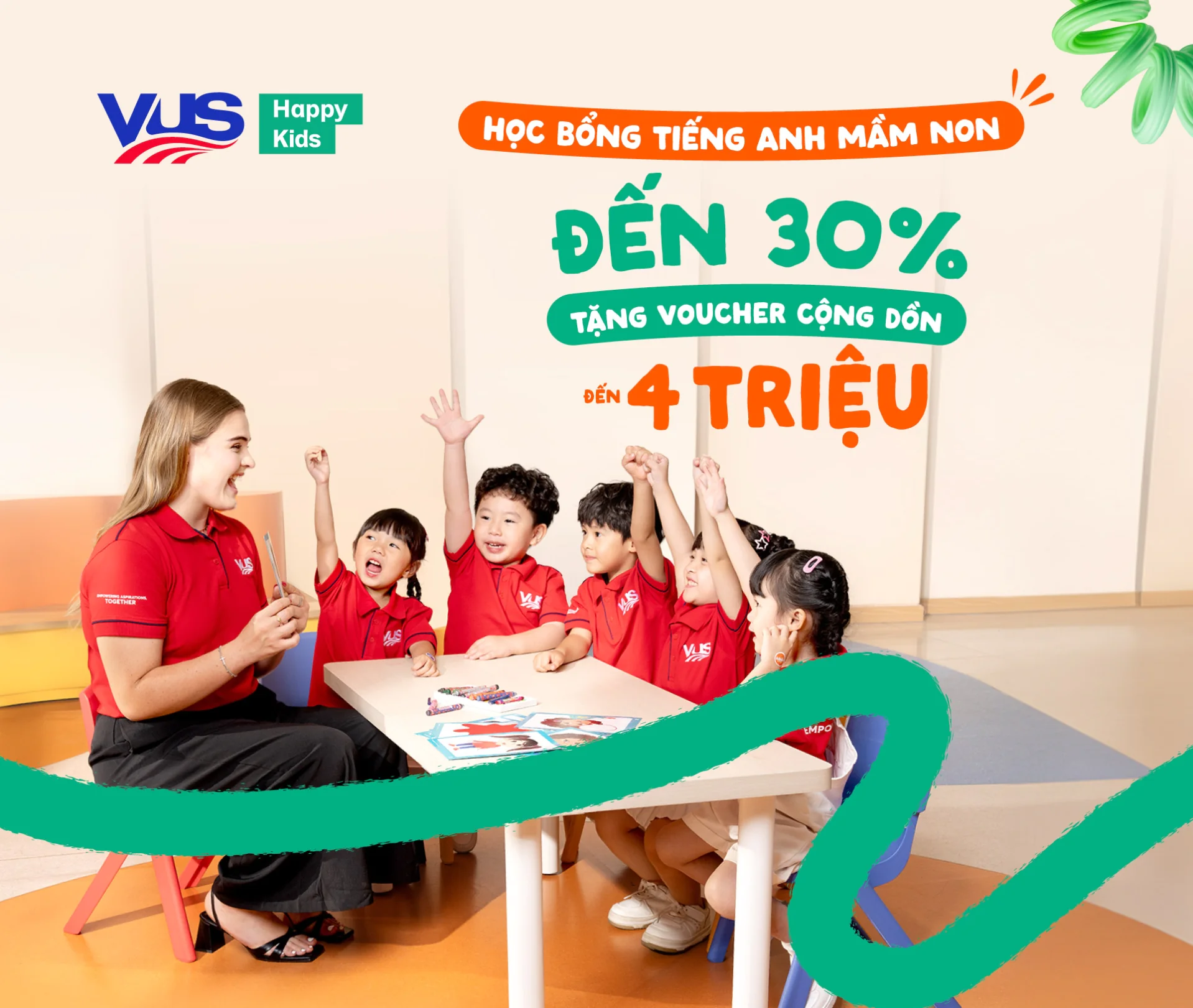 Học bổng lên đến 30% - HK - english.vus.edu.vn