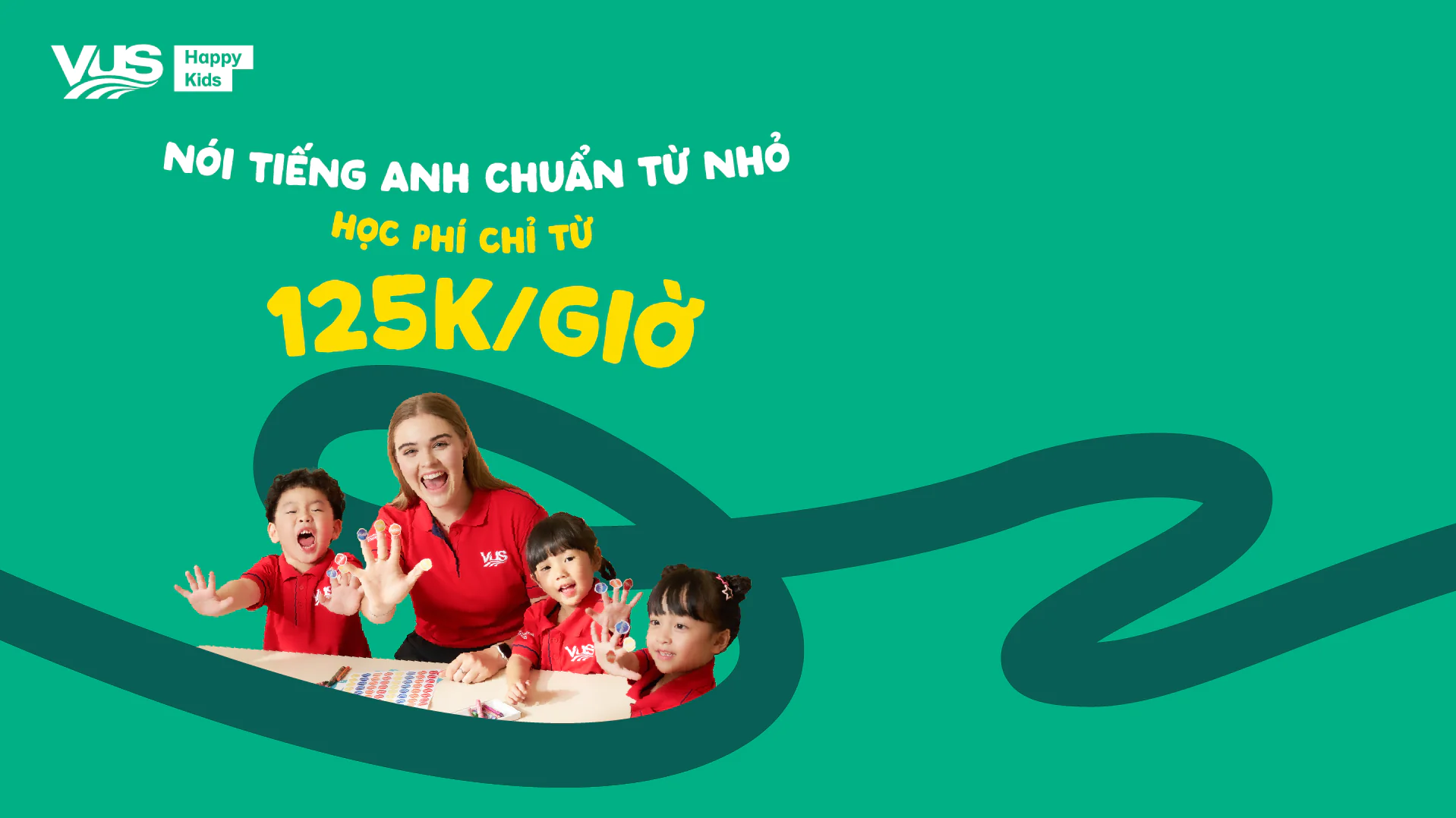 Học phí chỉ từ 125K/Giờ  - HK - english.vus.edu.vn
