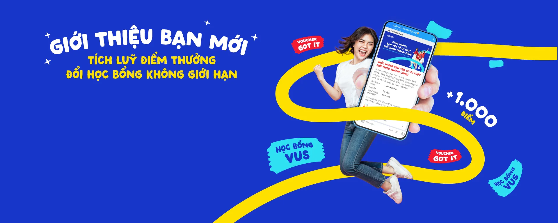 Giới thiệu bạn mới – Cơ hội nhận Học Bổng hấp dẫn từ VUS!