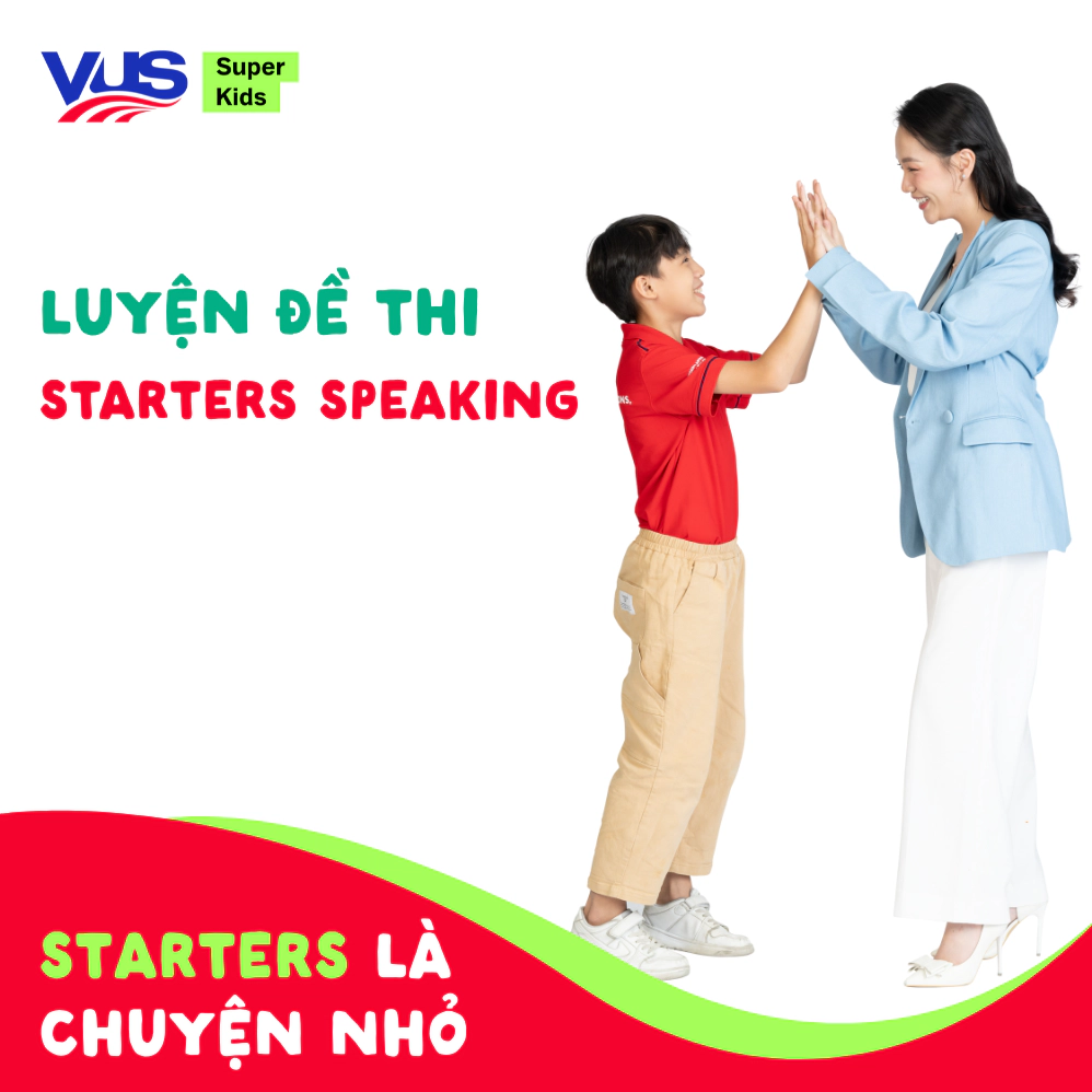 Luyện đề thi nói Starters chuẩn Cambridge 