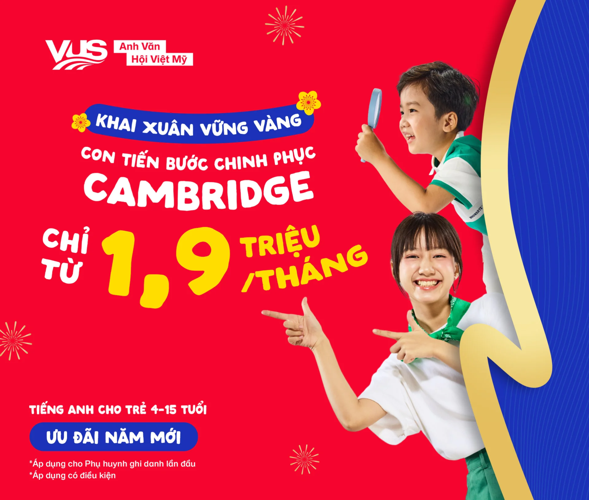 1.9 Tr/tháng - Home - english.vus.edu.vn