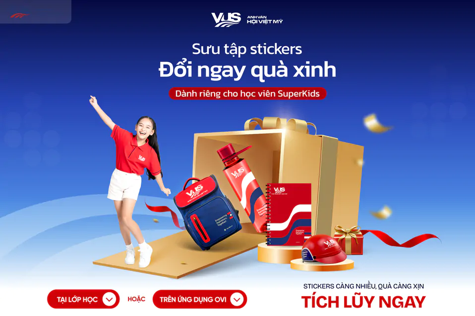 Sưu Tập Stickers, Đổi Ngay Quà Xinh cùng VUS