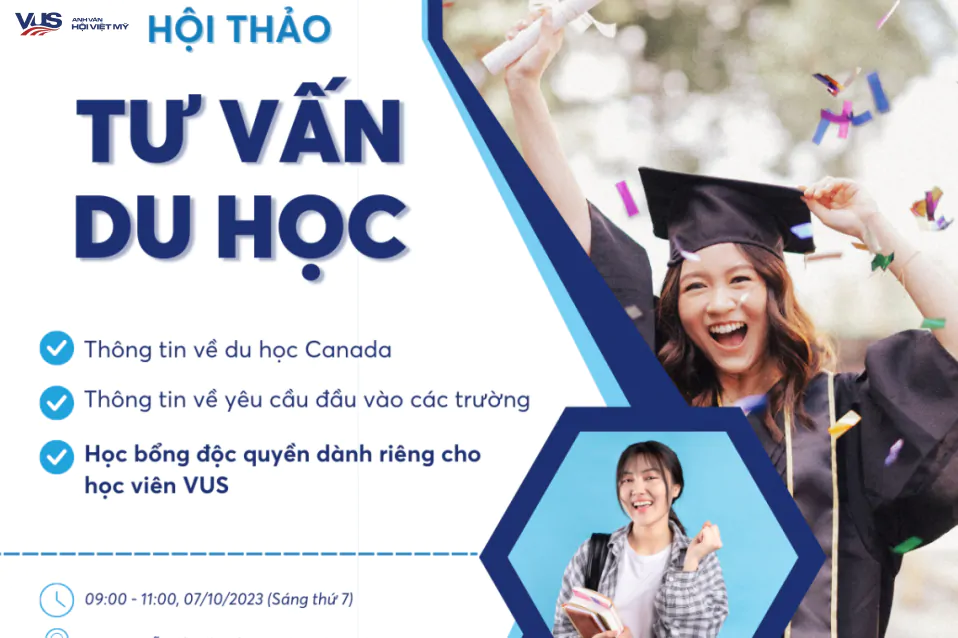 Hội thảo du học Canada với mức học bổng độc quyền