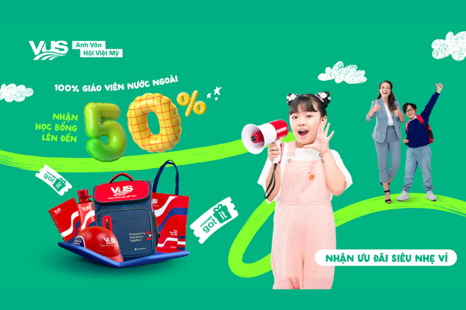 Ưu đãi hè tại VUS: Cùng bé chinh phục tiếng Anh dễ dàng
