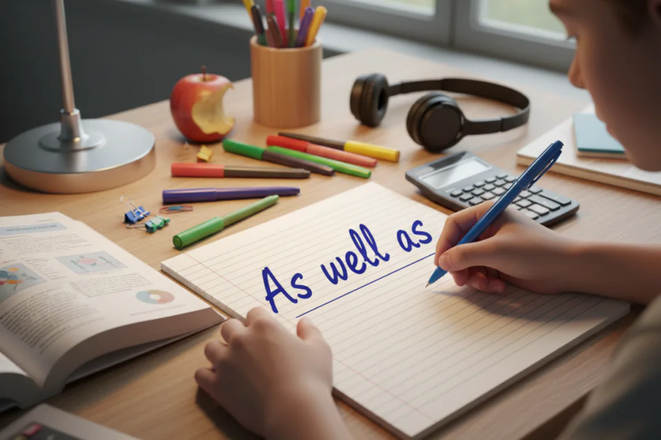 As well as là gì? Nghĩa, cách dùng, cấu trúc liên quan, bài tập