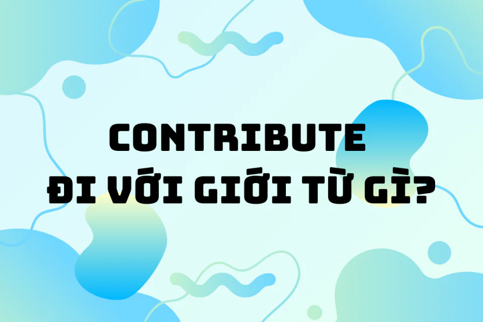 Contribute đi với giới từ gì? Cấu trúc, cách dùng và bài tập