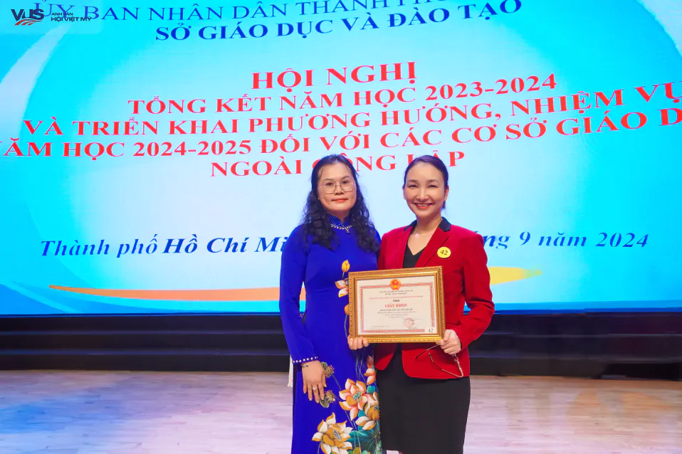 VUS đạt thành tích xuất sắc của Sở Giáo dục & Đào tạo TP.HCM