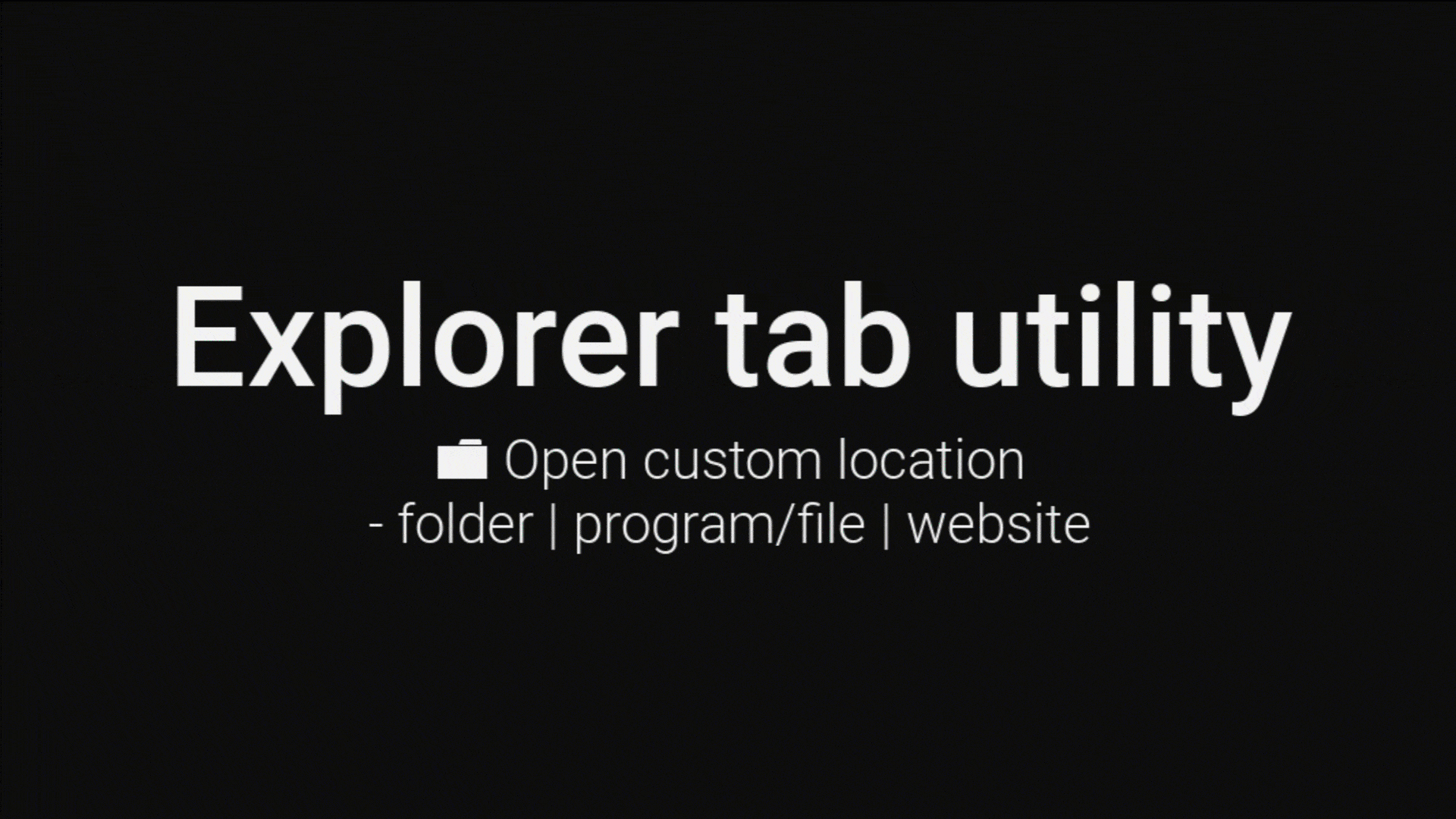 Custom location