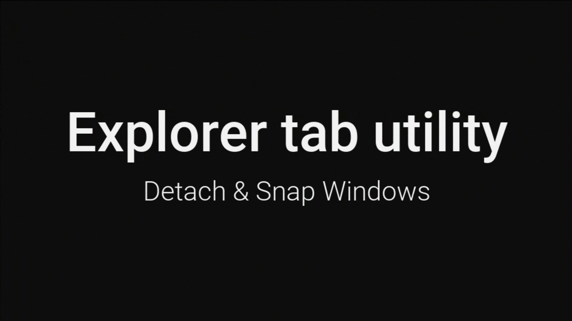 Detach & Snap