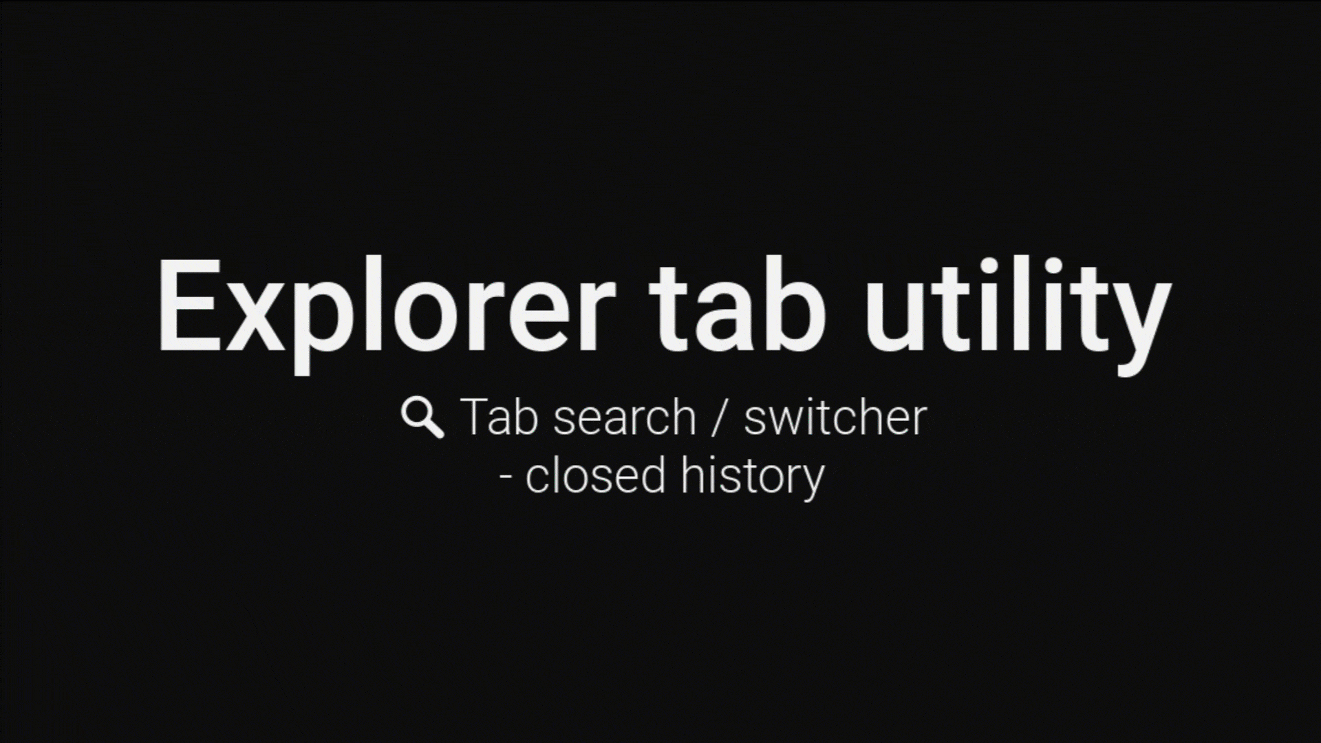 Tab Search