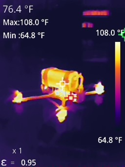 Heat map test result