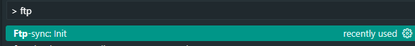 extension ftp-sync