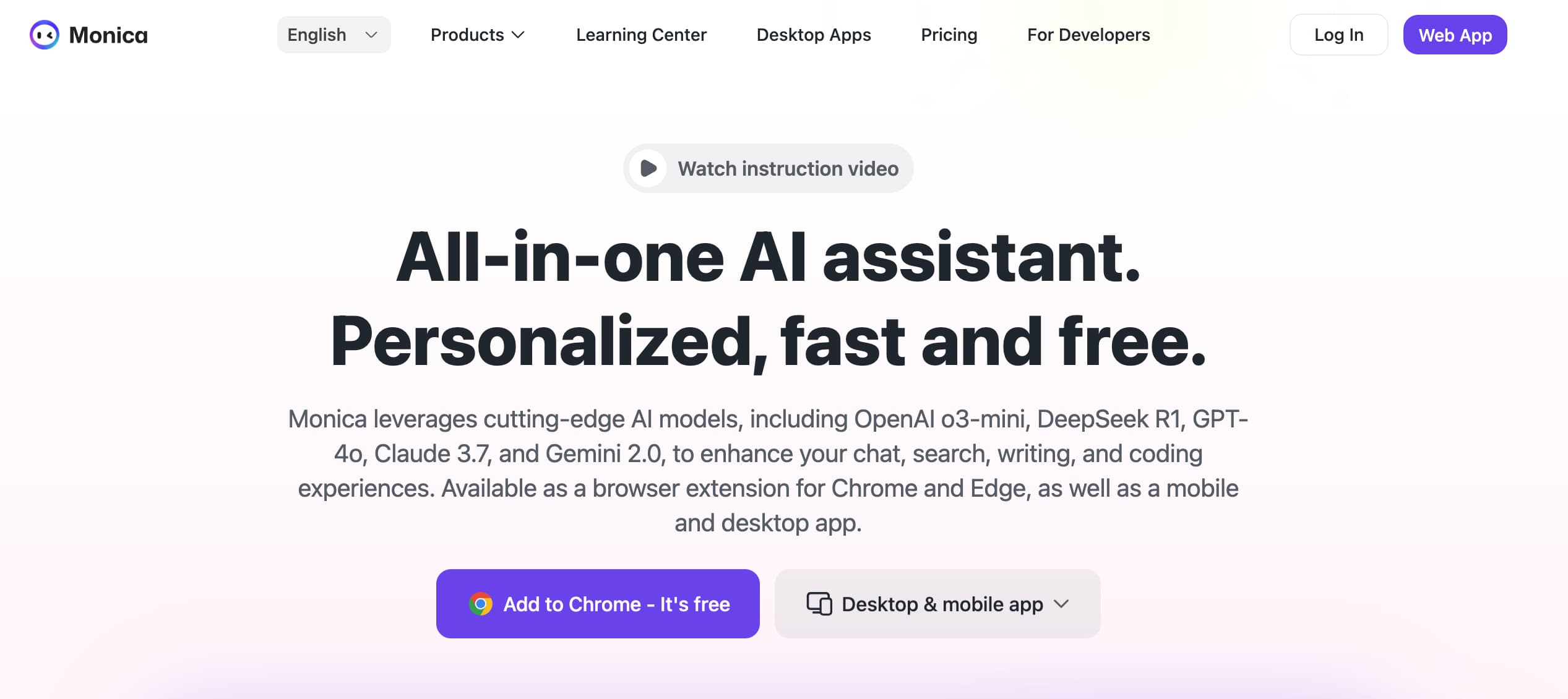 Monica - Your ChatGPT AI Assistant for Anywhere