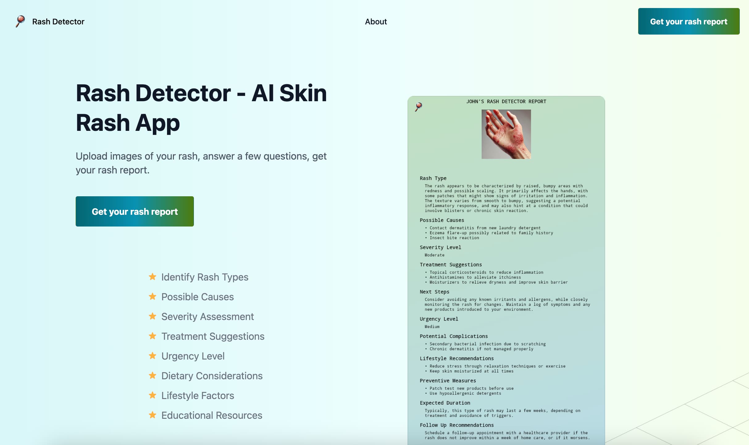 Rash Detecter