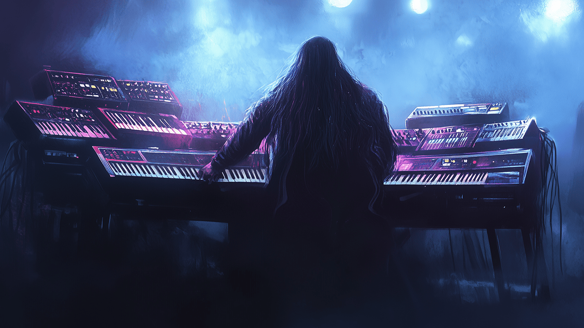 Synthplayer playing the world record solos