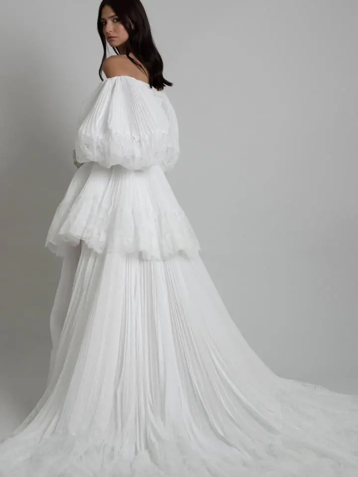 partie arrière robe de mariée bohème Universe