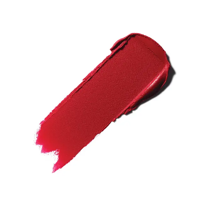Texture de rouge à lèvres Retro Matte de MAC Cosmetics, teinte Ruby Woo