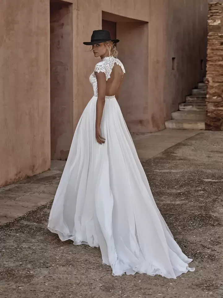 partie arrière robe de mariée MARBURG