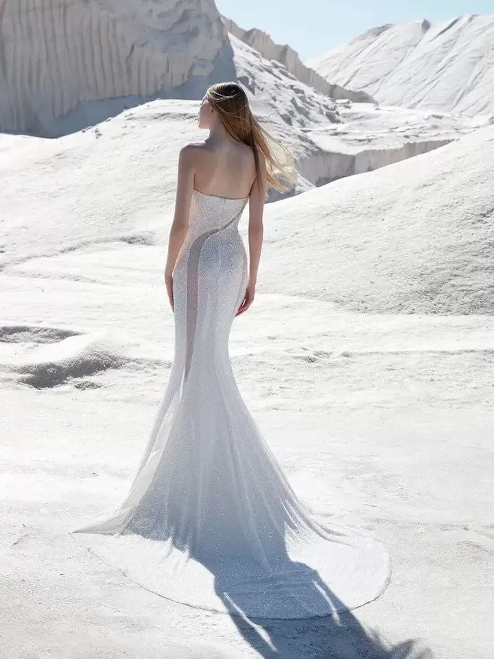 partie arrière robe de mariée SKYLIGHT