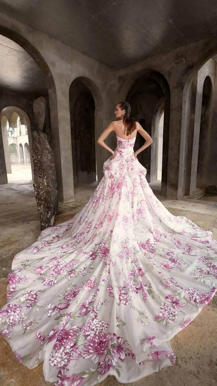 partie arrière robe de mariée Fiori