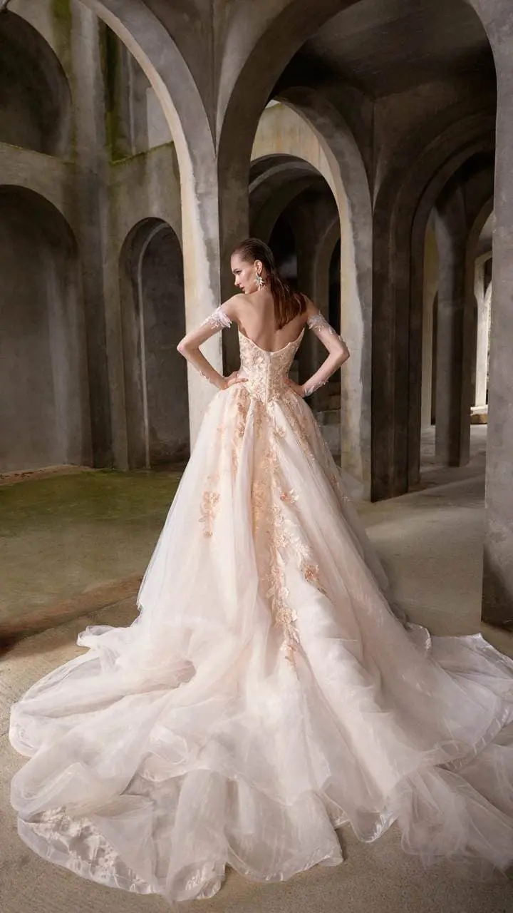 partie arrière robe de mariée Venezia