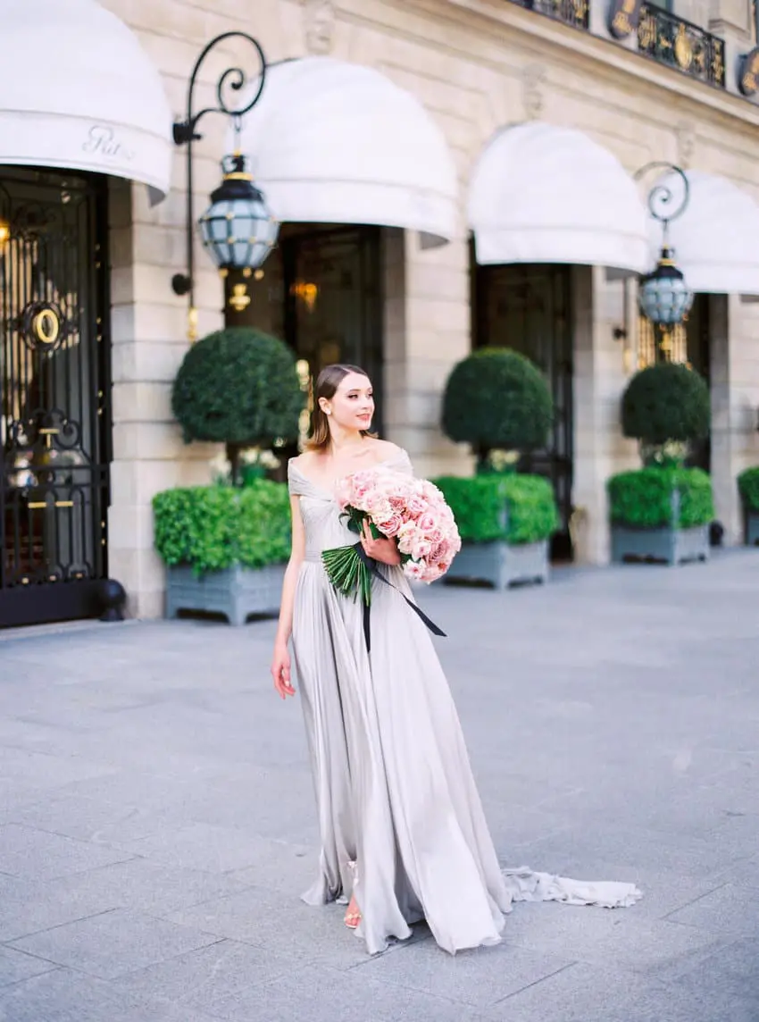 Ritz Paris Shooting de mariage chic et élégant
