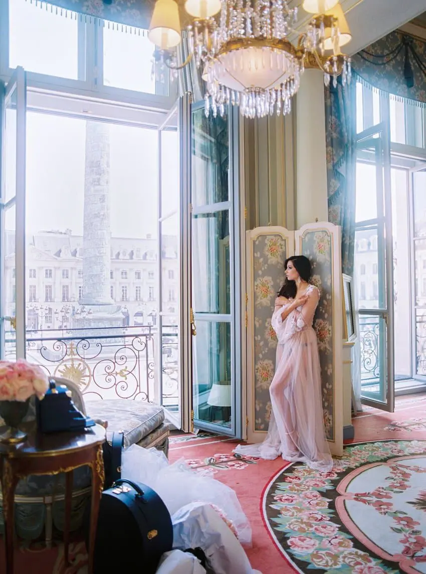 Ritz Paris Shooting de mariage chic et élégant