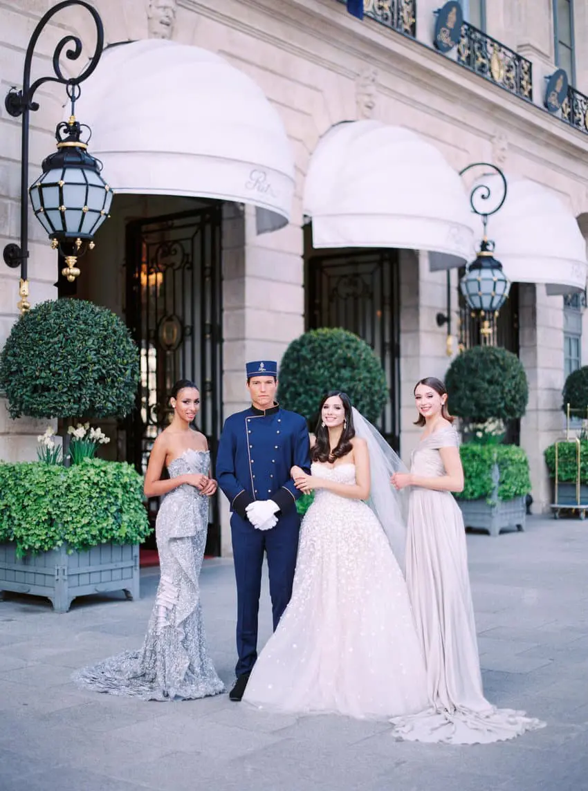 Ritz Paris Shooting de mariage chic et élégant