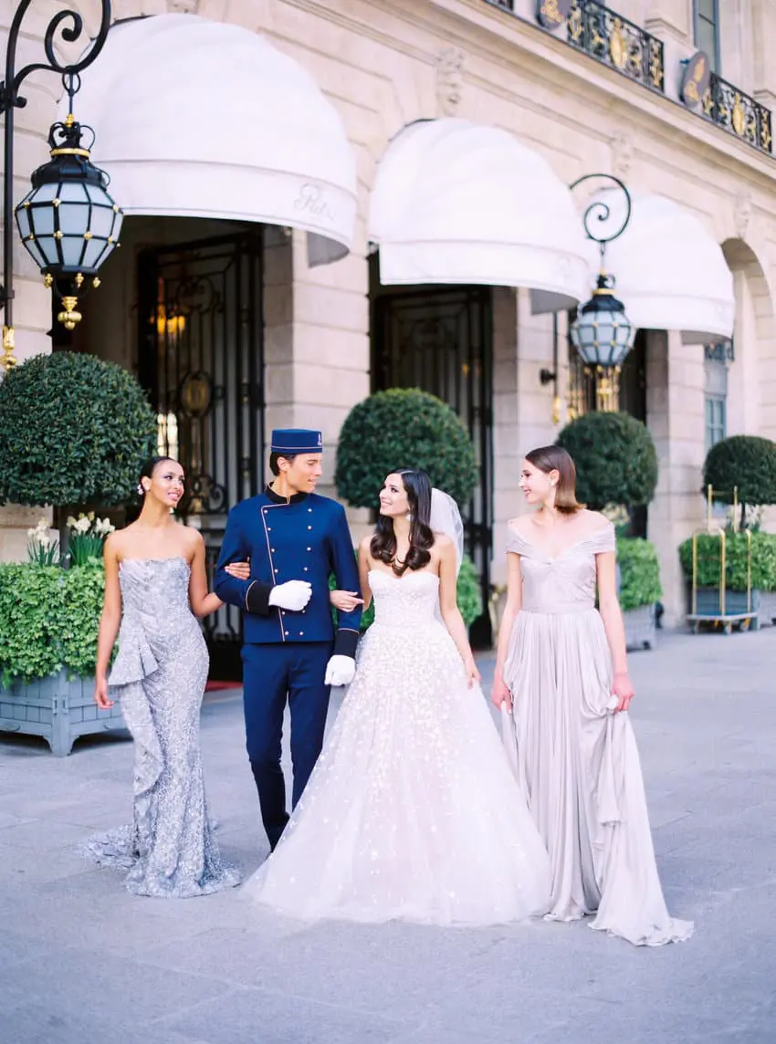 Ritz Paris Shooting de mariage chic et élégant