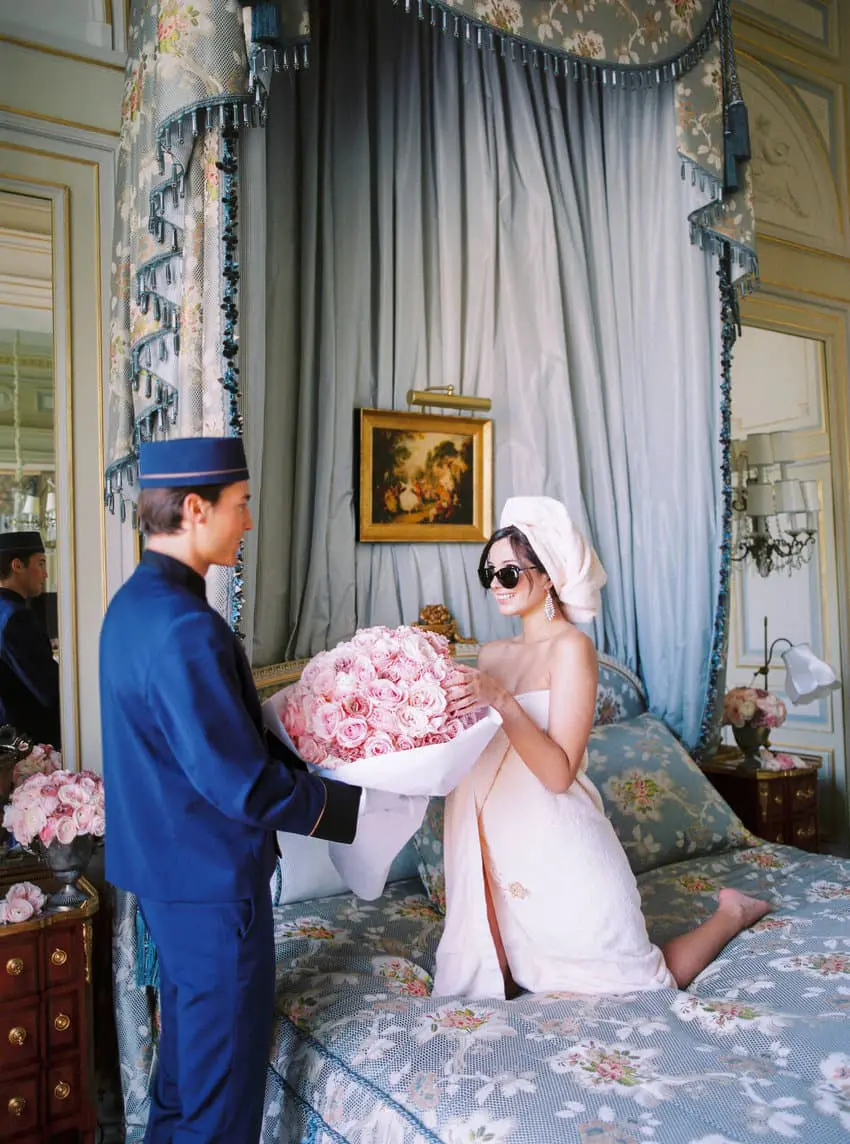 Ritz Paris Shooting de mariage chic et élégant