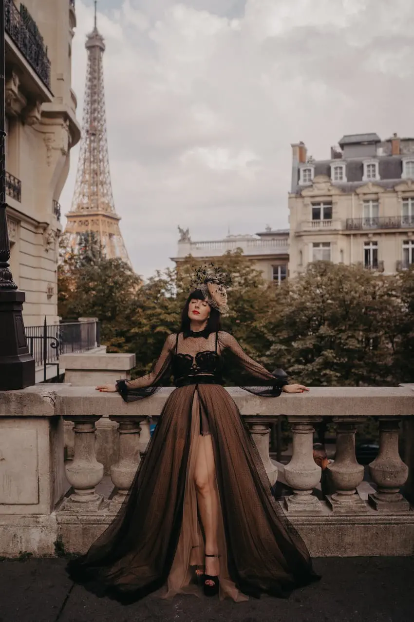 Shooting d'Inspiration : Runaway Bride par créatrice de mode et mannequin Veronika Jeanvie