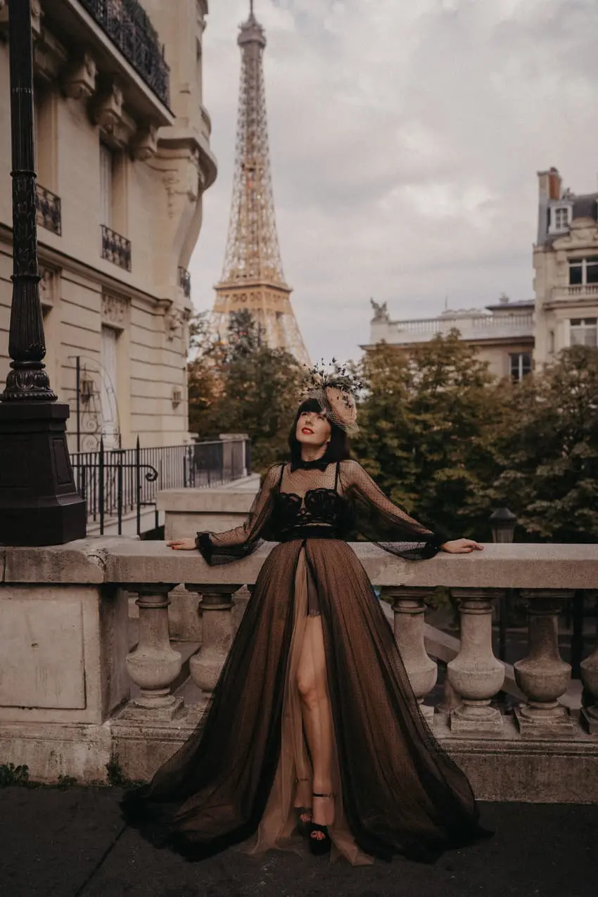 Shooting d'Inspiration : Runaway Bride par créatrice de mode et mannequin Veronika Jeanvie