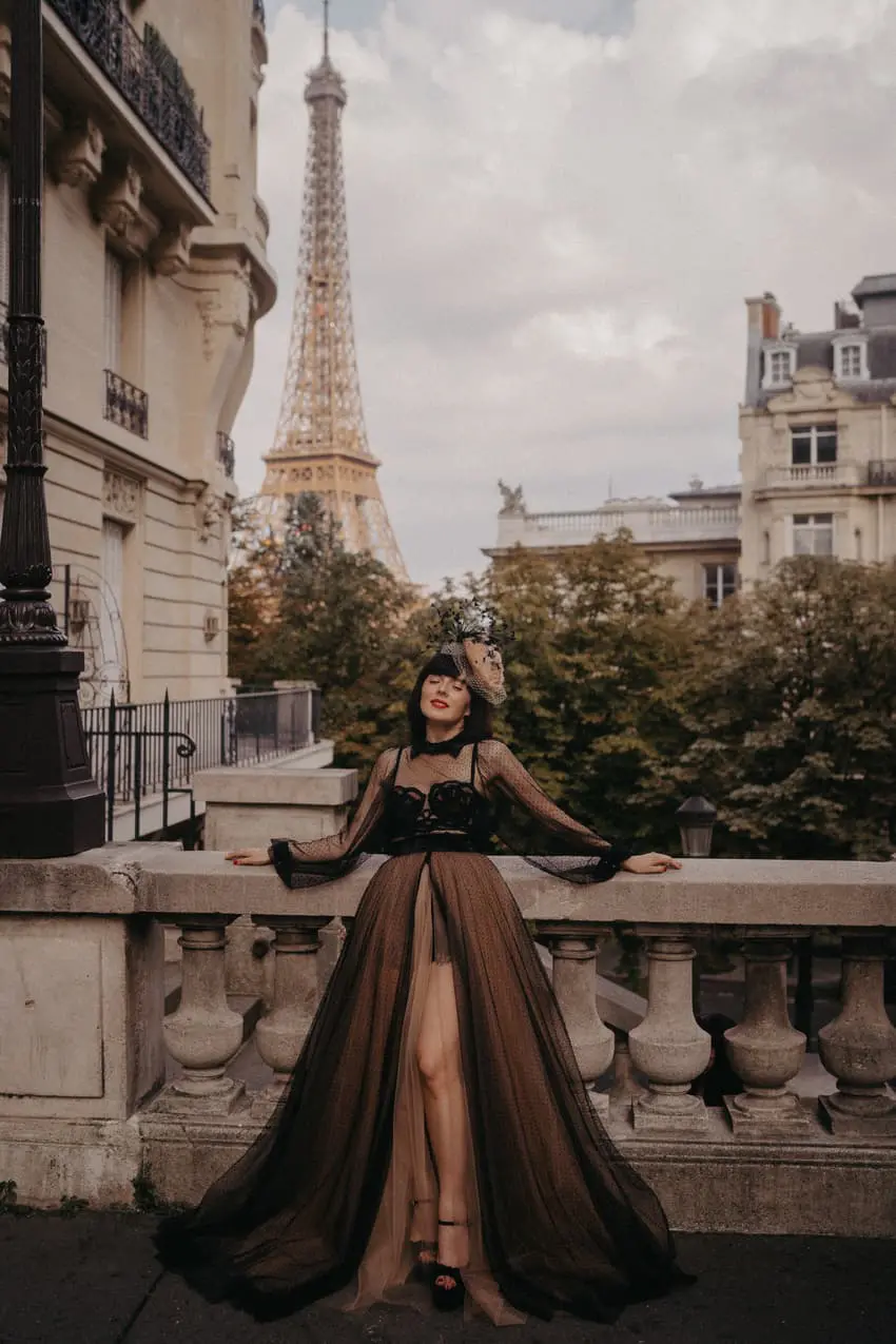 Shooting d'Inspiration : Runaway Bride par créatrice de mode et mannequin Veronika Jeanvie