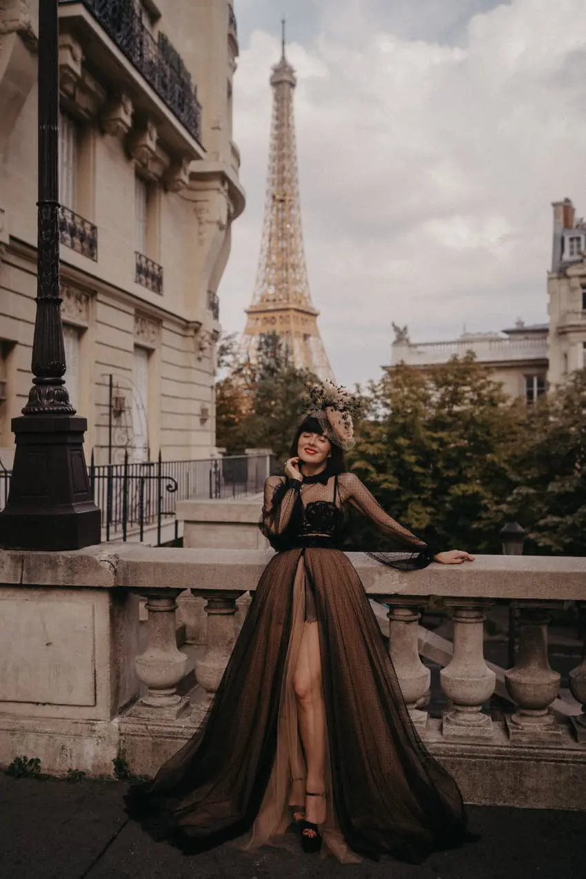 Shooting d'Inspiration : Runaway Bride par créatrice de mode et mannequin Veronika Jeanvie