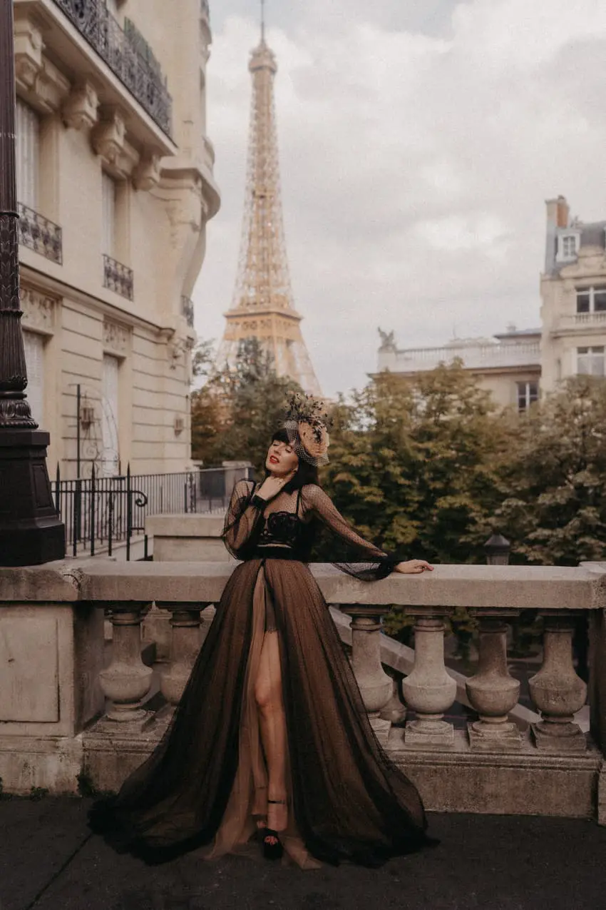 Shooting d'Inspiration : Runaway Bride par créatrice de mode et mannequin Veronika Jeanvie