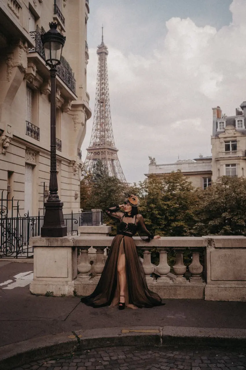 Shooting d'Inspiration : Runaway Bride par créatrice de mode et mannequin Veronika Jeanvie