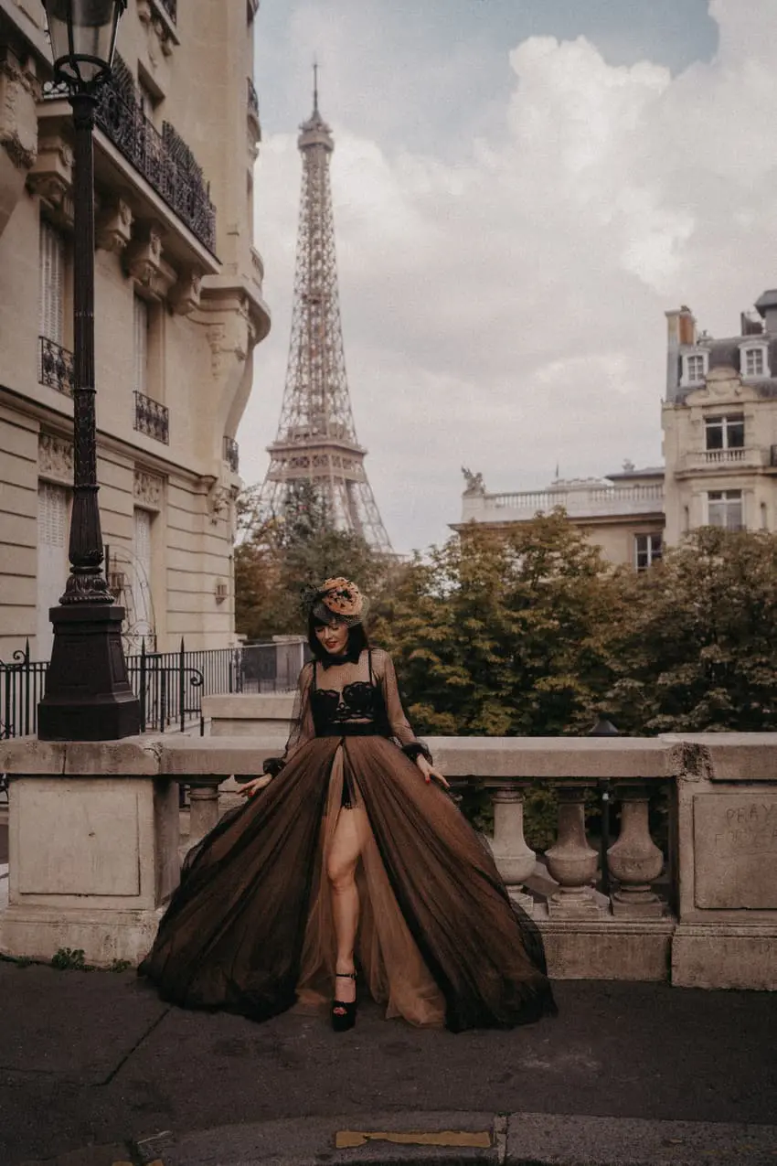 Shooting d'Inspiration : Runaway Bride par créatrice de mode et mannequin Veronika Jeanvie